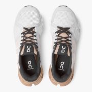On Cloud Cloudflyer - pantofi alergare pentru femei - gri deschis Glacier maro pudra Rosebrown black