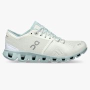 On Cloud X - pantofi alergare pentru femei - Alb Aloe albastru deschis Surf
