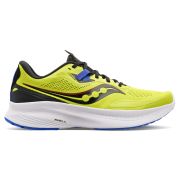 Saucony Guide 15 - pantofi alergare pentru barbati - galben acid-albastru raz