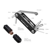 Topeak - cheie multifuncțională bicicletă Ninja Master multitool + ToolBox T11