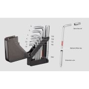 Topeak - set mini scule bicicletă ToolCard multitool, 13 piese
