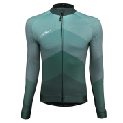 Tricou FUNKIER Piacenza-L-2 Pro Men L/S - Ocean Green