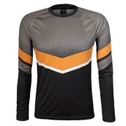 Tricou FUNKIER Turone Enduro LS - Orange/Grey
