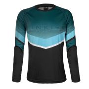 Tricou FUNKIER Turone-W Enduro - Black/Turquoise