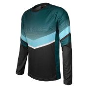 Tricou FUNKIER Turone-W Enduro - Black/Turquoise