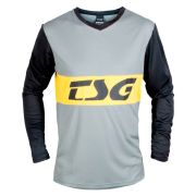 Tricou TSG Walf L/S - Grey Black