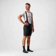 Castelli - pantaloni ciclism scurti cu bretele Entrata bibshorts - negru