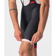 Castelli - pantaloni scurti pentru ciclism cu bretele Competizione Kit bibshorts - negru portocaliu