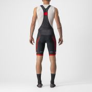 Castelli - pantaloni scurti pentru ciclism cu bretele Competizione Kit bibshorts - negru rosu