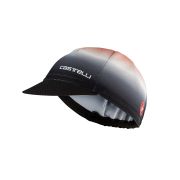 Castelli - sepcuta ciclism pentru femei Dolce Cap - negru alb portocaliu deschis