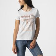 Castelli - tricou casual maneca scurta pentru femei Bellagio Tee - alb roz