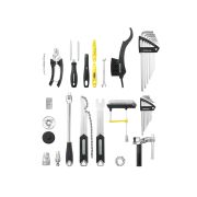 Topeak - trusă scule profesionale reparații bicicletă 36 elemente PrepBox - negru galben