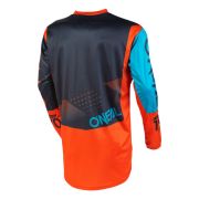 A  ELEMENT Youth Jersey FACTOR gray blue neon yellow L