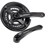 Angrenaj Pedalier Shimano, FC-TY501-2 - Brat 175 Mm, 2 x 7 8 Viteze, 46-30T, Negru