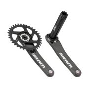 Angrenaj Pedalier Sram X01 All Downhill DUB83 - 1 x 10 11 Viteze, 34T, Negru