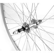 Roata spate ATLAS 26  , 559x18, ALU dubla, argintie natur, V-Brake CNC, 36H