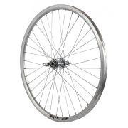 Roata spate ATLAS 26  , 559x18, ALU dubla, argintie natur, V-Brake CNC, 36H