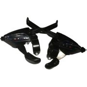 Manete Schimbator Shimano Tourney, Set, Combo Ef5002, Fata3Vit 1800Mm, Spate8Vit 2050Mm, Negru