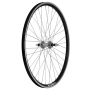 Roata Bicicleta Spate Atlas 26  , Profil Dublu Culoare Negru, Cnc, Spite Otel Nichelate, Butuc Metal, Pinion Argintiu, 3 8, 36H
