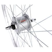 Roata Fata 26   Cerurirm, Janta Dubla Atlas, 559X18, Butuc Dinam Shimano Nexus, 36H, Argintie