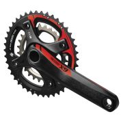 Angrenaj Pedalier Truvativ X.9 2X10V 42 28T, Brat 175Alu, Pt Bb30, Negru-Rosu 00.6115.427.110