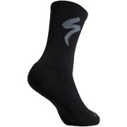 Sosete SPECIALIZED Merino Midweight Tall Logo - Black