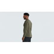 Tricou SPECIALIZED Men's Trail Power Grid LS - Oak Green