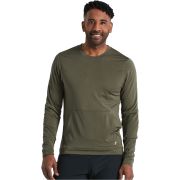 Tricou SPECIALIZED Men's Trail Power Grid LS - Oak Green