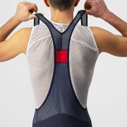 Castelli - pantaloni ciclism scurti cu bretele Entrata bibshorts - bleumarin