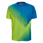 Tricou FUNKIER Termoli Enduro Men S/S - Fluor Yellow/Blue