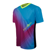Tricou FUNKIER Termoli Enduro Men S/S - Purple/Blue