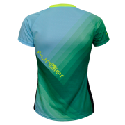Tricou polo FUNKIER Termoli-W Enduro Women S/S - Green/Blue
