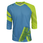 Tricou FUNKIER Dolomiti Enduro - Bleu/Galben