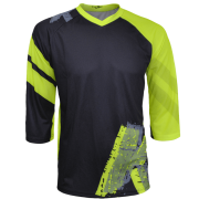 Tricou FUNKIER Dolomiti Enduro - Negru/Galben