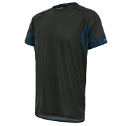Tricou alergare FUNKIER Cassoti - Negru/Albastru