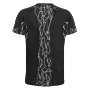 Tricou alergare FUNKIER Cassoti - Negru/Gri
