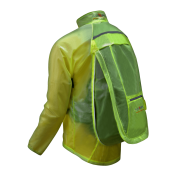 Jacheta FUNKIER Varallo Pro cu protectie pt rucsac - Galben transparent