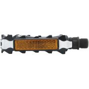 Pedale CONTEC CP-042 MTB/ATB aluminiu - Negru/Argintiu