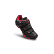 Pantofi ciclism FLR F-65 III Elite Mtb - Negru/Rosu
