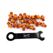 Pini pedale CONTEC R-pins Select- orange 20buc - incl. cheie
