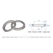 Rulment cuvete FSA Super Light ACB 45x45 1"1/4 MR082R