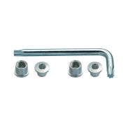 Suruburi foaie angrenaj + torx FSA CR Bolt Kit Argintiu Triplu MTB 6 buc