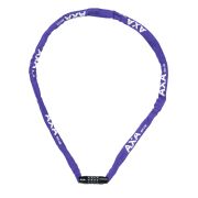Incuietoare lant AXA Rigid RCC 120cm/3,5mm cu cifru - Mov