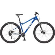 Bicicleta GT Avalanche Sport Gloss Metallic Blue w/ White Chartreuse 2022, Marime: S (27.5")