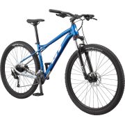 Bicicleta GT Avalanche Sport Gloss Metallic Blue w/ White Chartreuse 2022, Marime: S (27.5")
