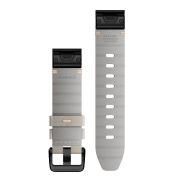 Garmin curea piele Horween- QuickFit 20 - limestone