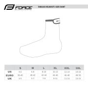 Huse pantofi Force Hot Extreme neopren negre