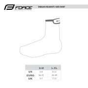 Huse pantofi Force Incision Fluo-Black L-XL