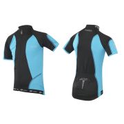 Tricou ciclism Force Kid Star 154-164 cm negru/albastru