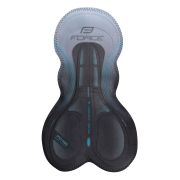 Pantaloni scurti cu bazon si bretele Force B51 Negru-Alb